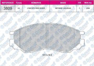 ON FREN BALATASI L200 99>05 FISLI