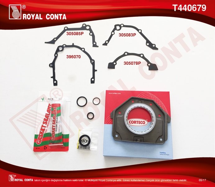 ALT TAKIM CONTA (CORTECO&SKT KEÇELİ) GRANDE PUNTO-PALIO-LINEA 1.4 16V (199A6.000)