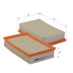 HAVA FILTRESI FOCUS II C MAX 03>07 FOCUS II 1.6TDCI 04 /> MAZDA III 1.6DI 04> VOLVO C30 06>12 S40 II V50 1.6D 03>