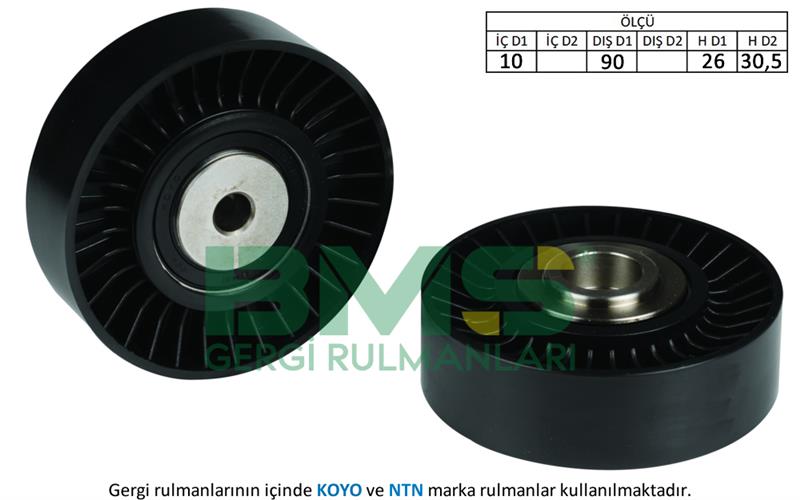 ALTERNATOR GERGI RULMANI (10×90×26 / 30.5) CRAFTER 2.5TDI