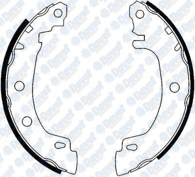 ARKA FREN BALATASI PABUC MEGANE I 96>03