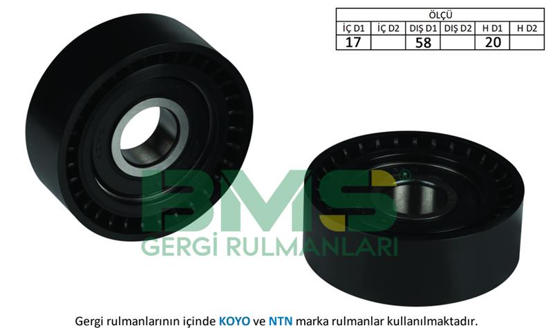 ALTERNATOR GERGI RULMANI A1 1.4TFSI 16V 11>15 IBIZA 08>18 GOLF 06 12 PASSAT 09>14