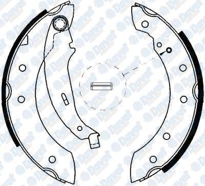 Arka Fren Balatası Pabuclu P106-P206-P306-Saxo-Xsara-Clıo Iı-Symbol-Thalıa-Laguna-Twıngo-Logan 04->