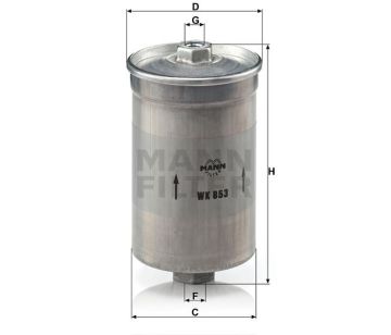 YAKIT FİLTRESİ VOLVO 240 740 760 780 940 960 S90 SAAB 9.3 9.5 BENTLEY FERRARI ROLLS-ROYCE