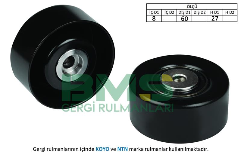 ALTERNATÖR GERGİ RULMANI PARTNER-P206-306-JUMPY1.9D -P307 1.4 16V-1.6 16V-C2 1.4-1.6-C3 1.4i-1.4 16V