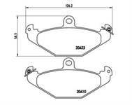 Fren Balatası Arka Wva 20423 ( Renault: Laguna 1.6 1.8 2.0-Safrane )