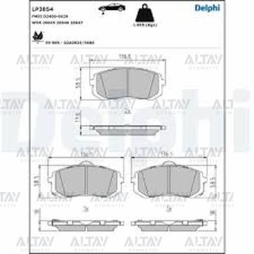FREN BALATA ELANTRA 21=> ÖN