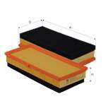 HAVA FILTRESI TOYOTA YARIS 1.4 D4D 2006-2011