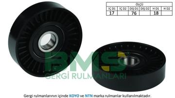 ALTERNATÖR GERGİ RULMANI CLIO II-MODUS 1.4 16V 00=>