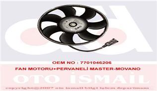 (x) FAN MOTORU+PERVANELİ (KÜÇÜK 7 KANTLI) MASTER-MOVANO (98-01) xA