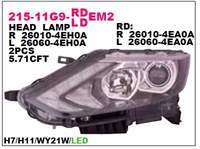 ON FAR SOL-(SIYAH/LEDLI/MERCEKLI)-(NISSAN: QASHQAI 14> )