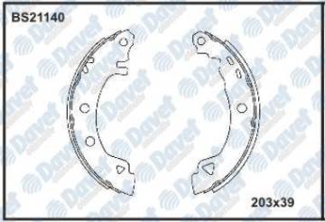 ARKA FREN BALATASI PABUCLU R19-EXPRES-BRAVA-BRAVO-MAREA 203.2x39mm