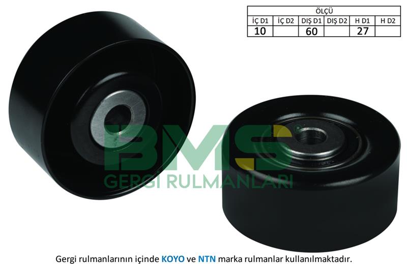 ALTERNATÖR GERGİ RULMANI PARTNER-BERLINGO 1.4-1.6 16V-P206 1.4 16V-P307-C4 1.6 16V-BIPPER-NEMO 1.4