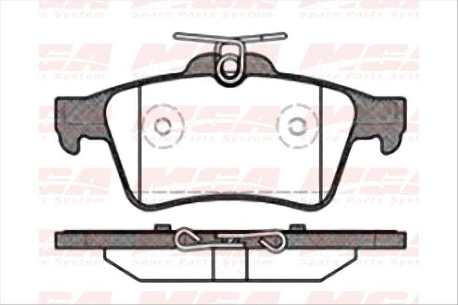 Arka Fren Dısk Balata ( Ford : Focus Cmax 04-15 )(Renault : Laguna Iıı / Opel : Vectra C 03>/ Peugeot: 508 10>)