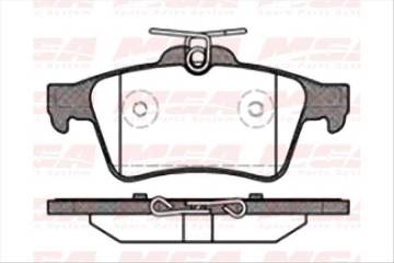 Arka Fren Dısk Balata ( Ford : Focus Cmax 04-15 )(Renault : Laguna Iıı / Opel : Vectra C 03>/ Peugeot: 508 10>)