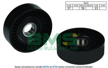 KAYIS GERGI RULMANI MERCEDES W168 97>04 W169 04>12 W245 05>11 VANEO 414 02>05 , OPEL ASTRA G CORSA 1.0 / 1.2