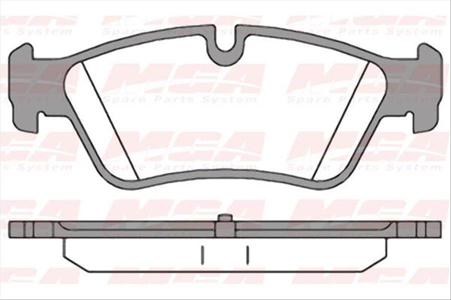 Fren Balatası On-(Bmw: 1 Serısı (E87)120 2004>2007 / Bmw: 3 Serısı (E90)120 2005>2011 / )