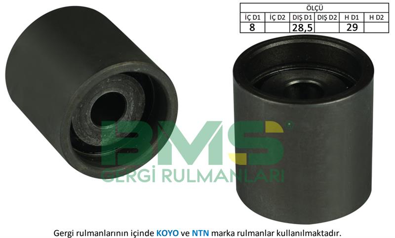 EKSANTRİK GERGİ RULMANI PASSAT-GOLF6/7-CADDY-CRAFTER-AMAROK-LEON 1.6-1.9-2.0-2.5 TDI (AEB-BJK-CAY)