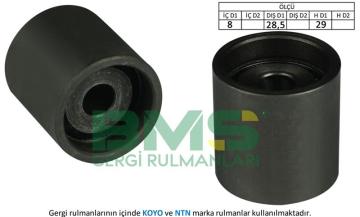 EKSANTRİK GERGİ RULMANI PASSAT-GOLF6/7-CADDY-CRAFTER-AMAROK-LEON 1.6-1.9-2.0-2.5 TDI (AEB-BJK-CAY)