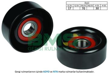 ALTERNATÖR GERGİ RULMANI (17×70×30 SAC) HYUNDAI : TUSCON Ix35 SONATA KIA: SORENTO CERATO SPORTAGE