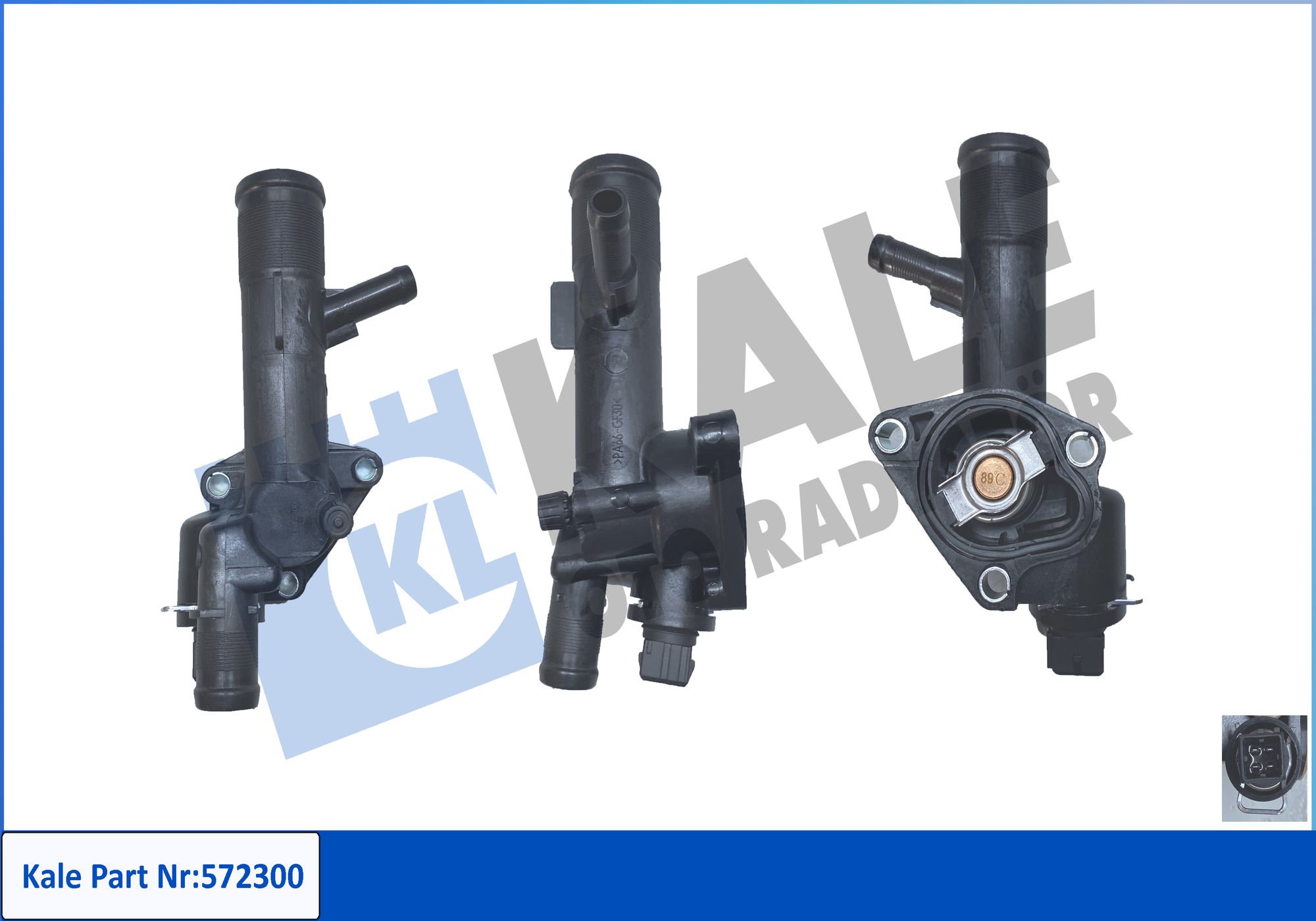 TERMOSTAT   RENAULT CLIO / MEGANE / KANGOO / LOGAN 1.5 DCI (KOMPLE / MUSURLU) 89C