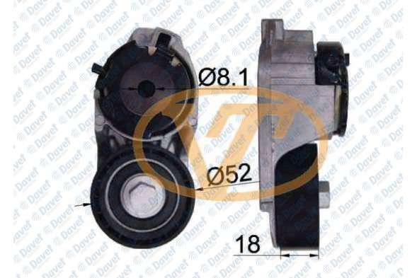 ALTERNATOR GERGI RULMANI KOMPLE TRANSIT V184 2.0TDCI 01>06 O.CEKER MONDEO III 2.0TDCI 00>07