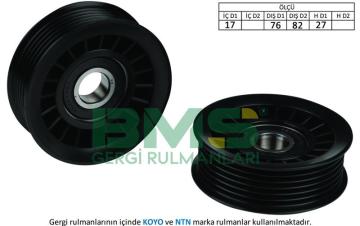 ALTERNATÖR GERGİ RULMANI FORD C-MAX-FOCUS C-MAX-FOCUS II 1.8 TDCi 04-12-OMEGA B-VECTRA A-B