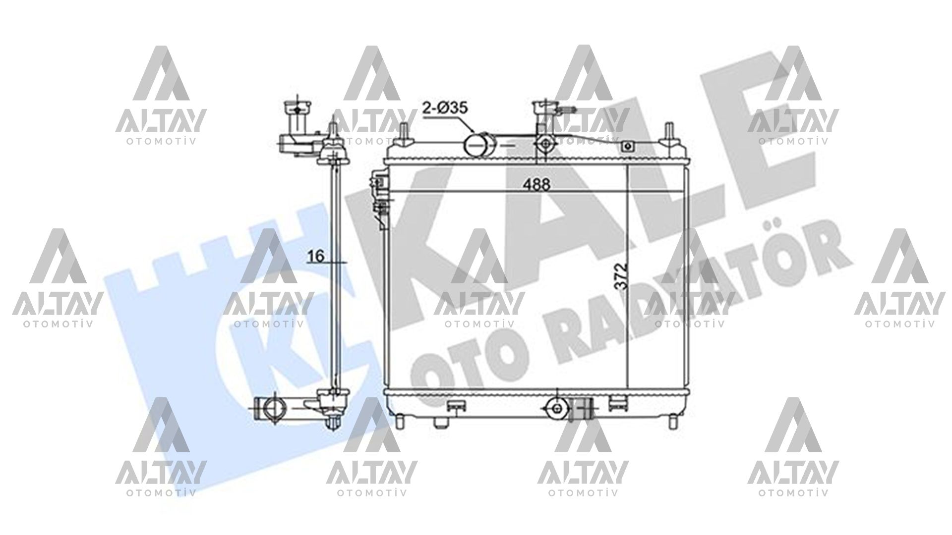 RADYATÖR SU GETZ 06-11 DİZEL M-T