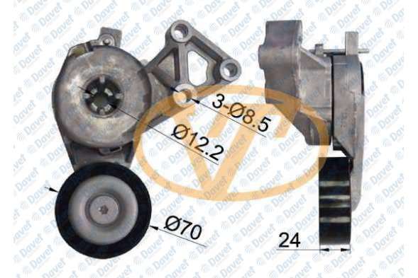 ALTERNATOR GERGI RULMANI KUTUKLU FABIA OCTAVIA II CADDY III GOLF IV / V T5 1.6 1.8 1.8T 2.0 2.0FSI