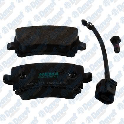 Arka Fren Balatası A3 Tum Modeller 05 / 03> A4 Passat 1,6Fsı / 1,9Tdı / 2,0Tdı 95>16
