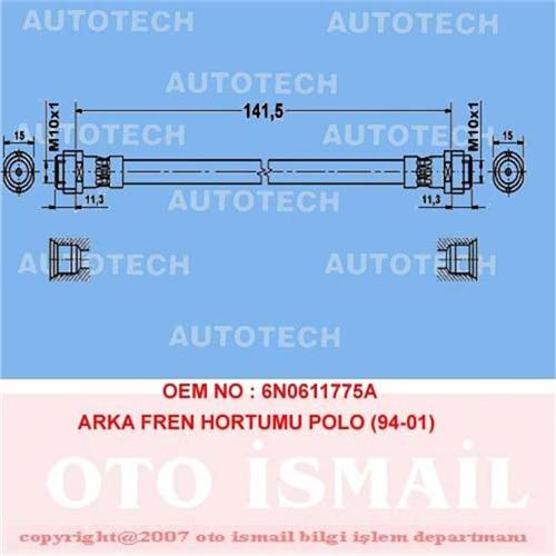 ARKA FREN HORTUMU POLO (94-01)