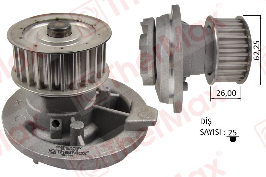 (x) DEVİRDAİM ASTRA F-G-VECTRA A-B-OMEGA B-KADETT E-CALIBRA A 1.8i 16V-1.7D-2.0i 16V (T) (1334041)