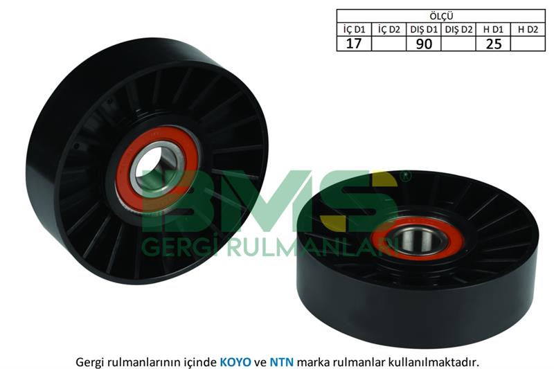 ALTERNATÖR GERGİ RULMANI ASTRA F-G 2.0DTI-VECRTA B-C2.0DTI-2.2DCI-ZAFIRA-SIGNUM-OMEGA B