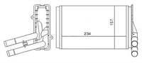 KALORIFER RADYATORU (VW PASSAT 97-05  AUDI A4 95-01)
