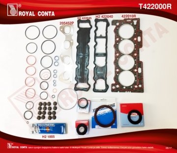 MOTOR TAKIM CONTASI CORTECO KEÇELİ+S.LASTİKLİ P206-P207P307-P1007-C2-C3-C4 1.4 16V 03=> 88HP ET3J4
