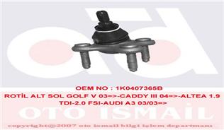 ROTİL SOL GOLF V 03>GOLF VI TOURAN 03> CADDY 04> A3 03> ALTEA A3 03> OCTAVIA 04> JETTA