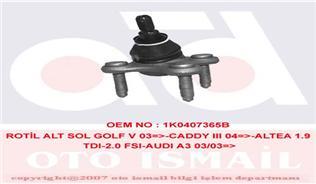 ROTİL SOL GOLF V 03>GOLF VI TOURAN 03> CADDY 04> A3 03> ALTEA A3 03> OCTAVIA 04> JETTA