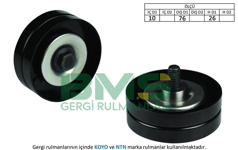 ALTERNATÖR GERGİ RULMANI ASTRA G-H-COMBO-CORSA 1.7 DTI