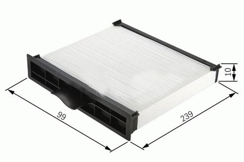 POLEN FİLTRESİ ACCENT II 1.3-1.5CRDI-1.6 (00-05)- GETZ 1.1-1.3-1.5CRDI-1.6 (02-) (ÇERÇEVELİ)