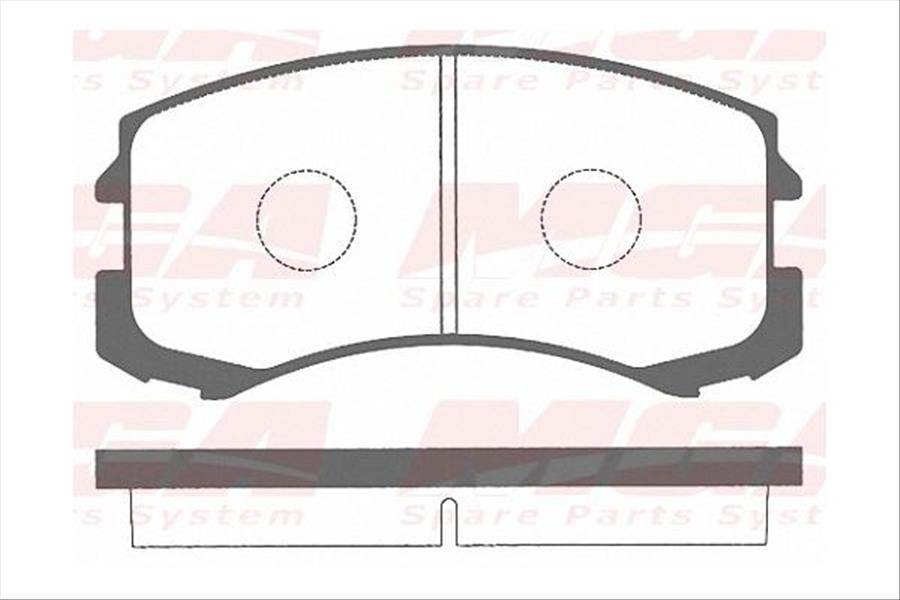 BALATA FREN ON-(MITSUBISHI: LANCER 2003> )