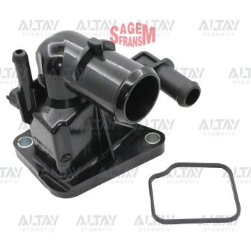 TERMOSTAT DOBLO 10=> / EGEA 15=> / NEMO 07=> / BIPPER 08=> / ASTRA J 09-16 / 1.3JTD EURO 5 KOMPLE CONTALI SENSÖRLÜ 88°C