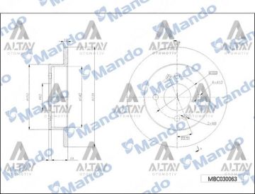 FREN DİSKİ I-10 13-18 / PICANTO 13-18 / 1.0 - 1.2 / ARKA DÜZ 234-4