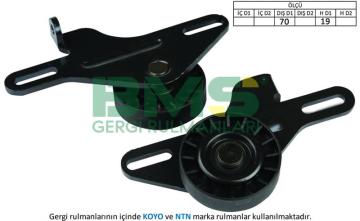 ALTERNATÖR GERGİ RULMANI CLIO II 1.4-1.6 (98-05)-KANGOO 1.4 (97-)-EXP 1.4 (97-)