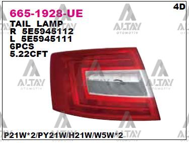 STOP LAMBASI OCTAVIA 13-17 SAĞ