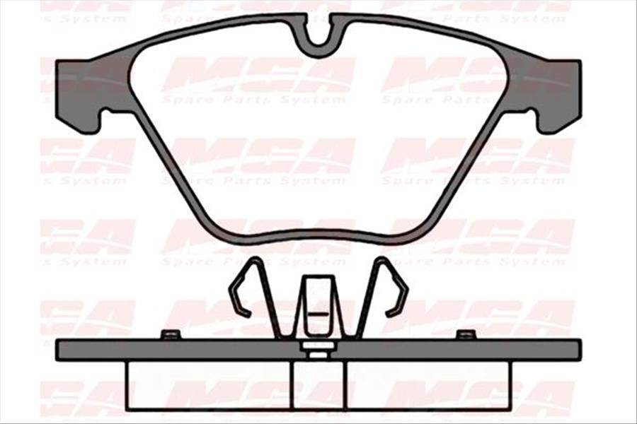 Fren Balatası On (Bmw:  3Serısı 07-)