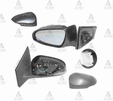 AYNA DIŞ DİKİZ AURIS 13=> ELEKTRİKLİ ISITMALI SİNYALLİ OTOMATİK KATLANIR  9 FİŞ SOL