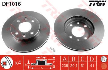 ÖN FREN AYNASI (KÜÇÜK) R21-MGN-KNG-CLIO 1.5 (238x20.1x4DLxHAVALI)