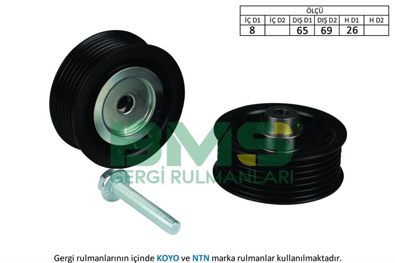 ALTERNATÖR GERGİ RULMANI DUCATO-BOXER-JUMPER-TRANSİT 2.2HDI-TDCI