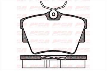 Fren Balatası Arka-(Renault: Trafıc Iı 03>13 ''2.0-1.9 Dcı-2.0 Dcı-2.5 Dcı-2.5 Dtı'' - Trafıc Iıı 1.6Dcı 14- / Opel : Vıvaro 01> )(Wva 21748)