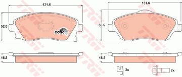 On Fren Balatası Corsa C Combo C Merıva A